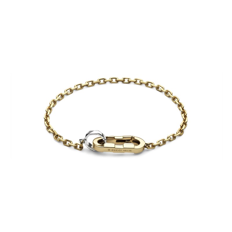 Gucci 18ct Yellow Gold Link to Love Chain Bracelet YBA786693001