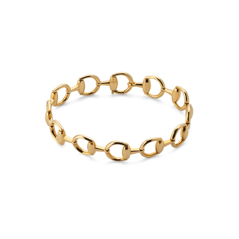 Gucci Horsebit 18ct Yellow Gold Bracelet YBA796185001
