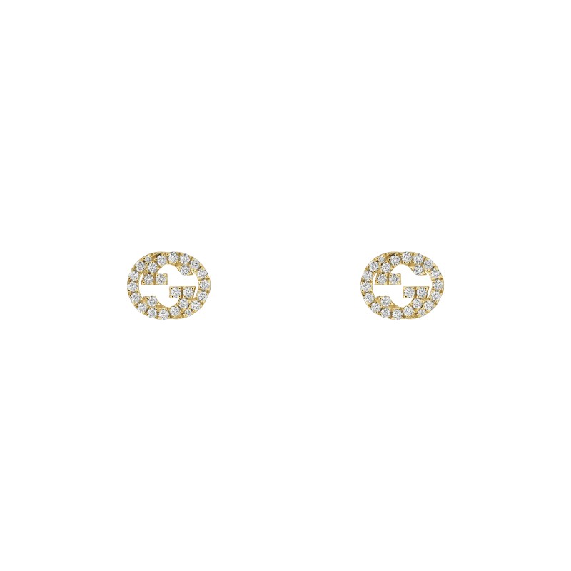 Gucci Interlocking Gold Earrings YBD729408003