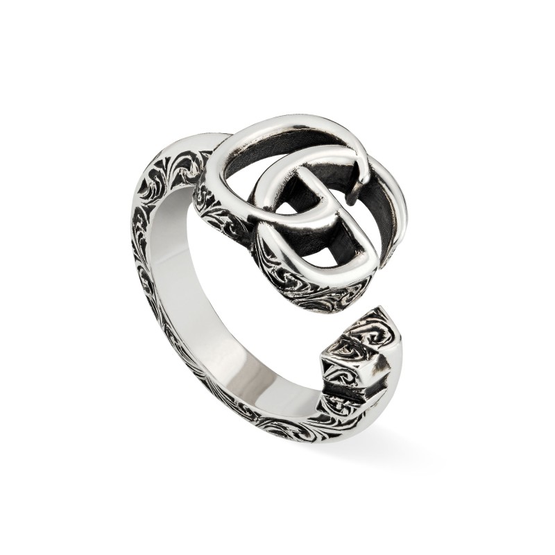 Gucci GG Marmont Sterling Silver Ring YBC627760001