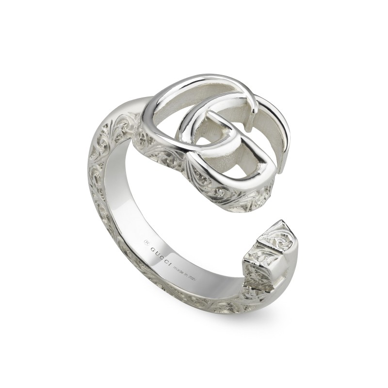 Gucci GG Marmont Silver Ring YBC627760003