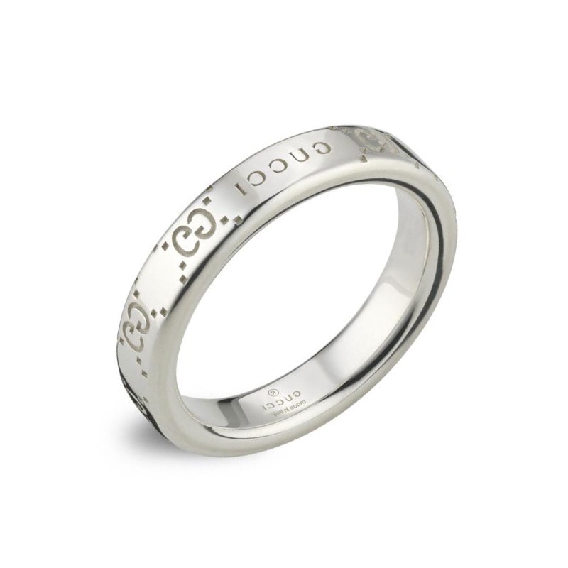 Gucci Signature Silver GG Ring YBC814712001
