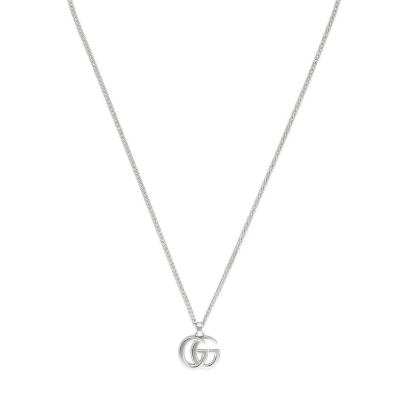 Gucci GG Marmont Silver Pendant Necklace YBB814914001