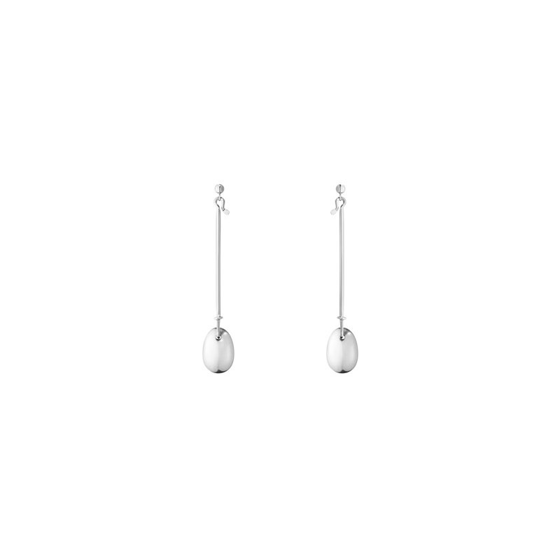 Georg Jensen Dewdrop Sterling Silver Standard Drop Earrings 3537835