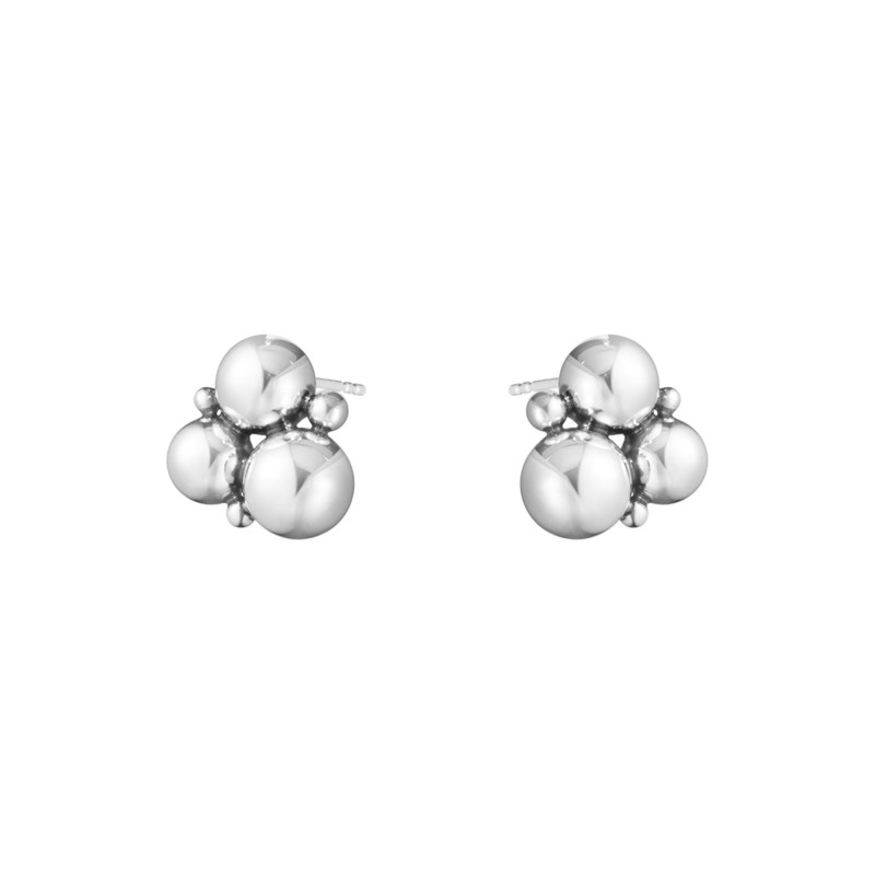 Georg Jensen Moonlight Grapes Sterling Silver Stud Earrings 10019038