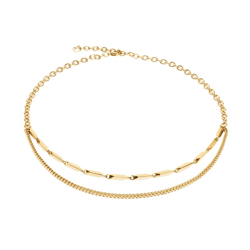Coeur De Lion Twisted Layers Gold Necklace 0801101600