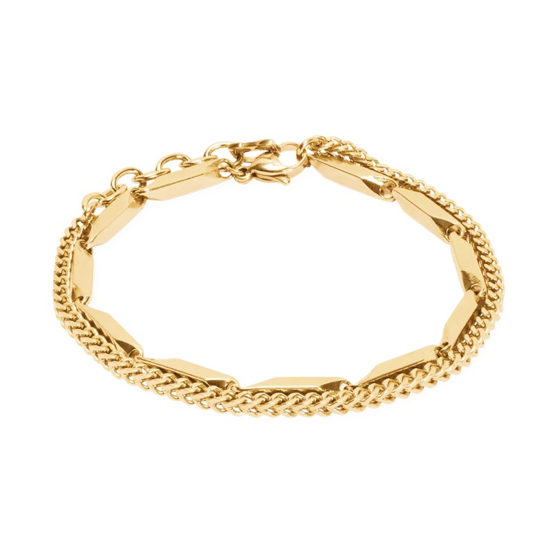 Coeur De Lion Twisted Layers Gold Bracelet 0801301600