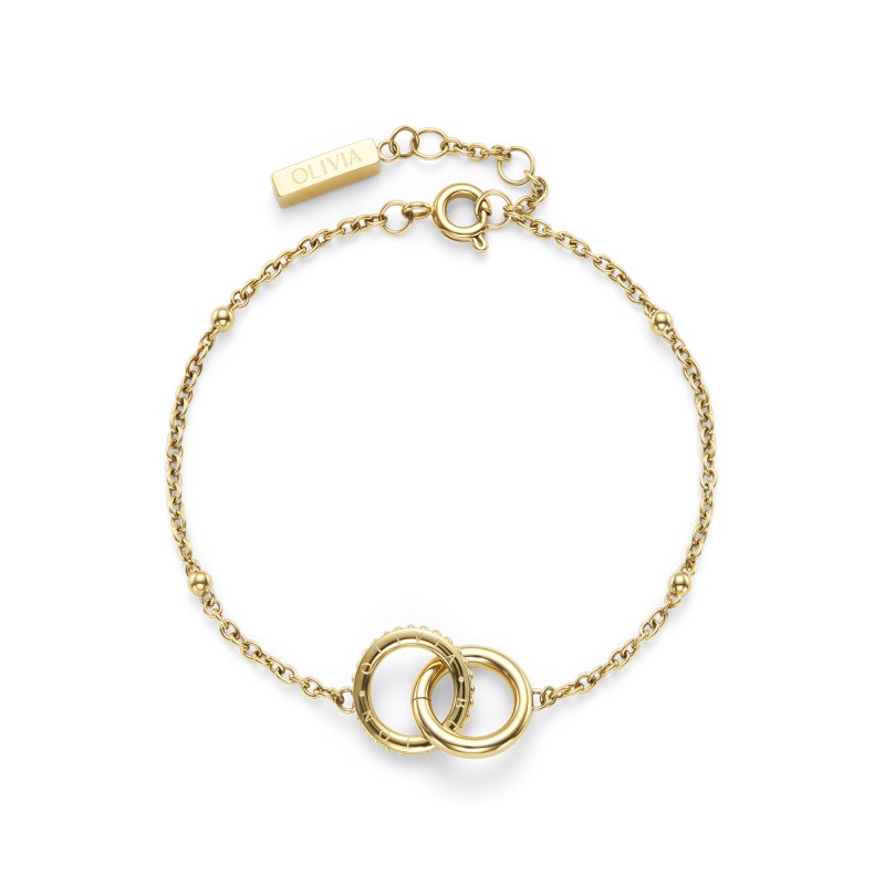 Olivia Burton Infinite Yellow Gold Bracelet 24100315