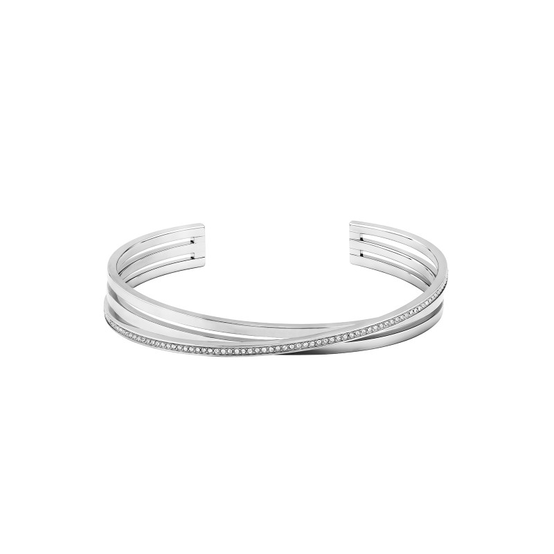 BOSS Saya Ladies Bangle 1580284 Steel and Cubic Zirconia