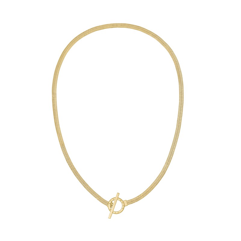 BOSS Zia Light Yellow Gold Ladies Necklace 1580480