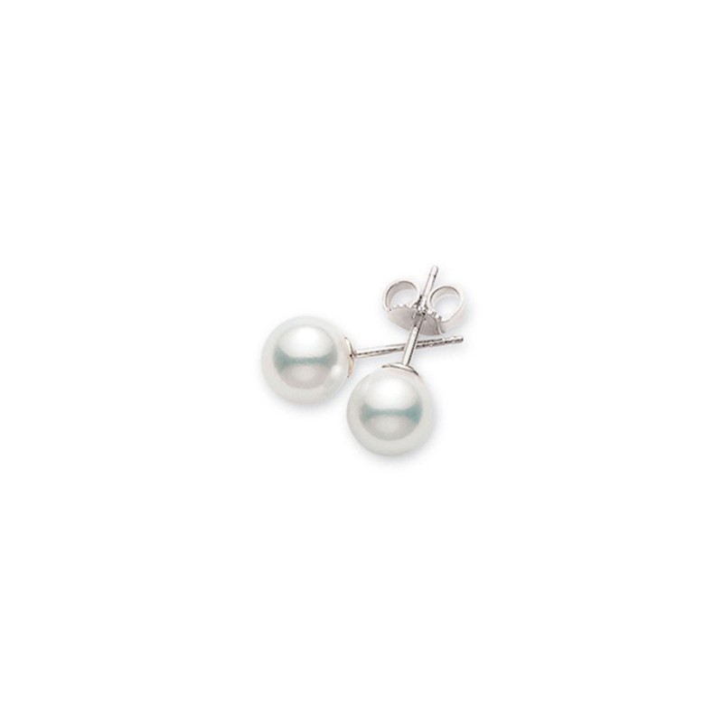 Mikimoto Akoya 7.5mm/A Pearl Stud Earrings PES753W