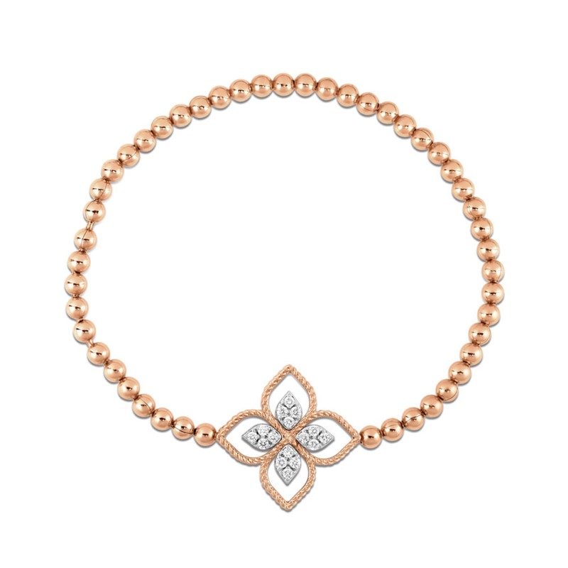 Roberto Coin Princess Flower 0.19ct Diamond Bracelet