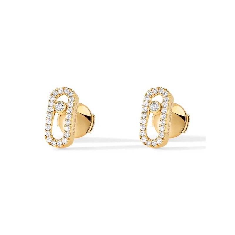 Messika Move Uno 18ct Yellow Gold Ladies Earrings 05634-YG