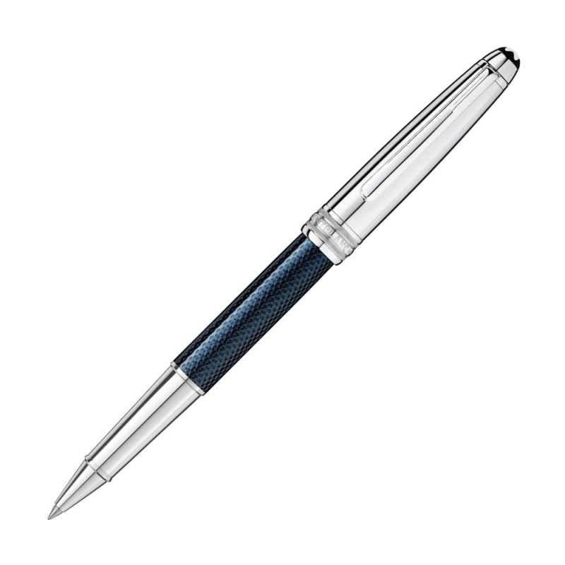 Montblanc Meisterstuck Solitaire Doue Blue Hour Classique Rollerball Pen MB112894