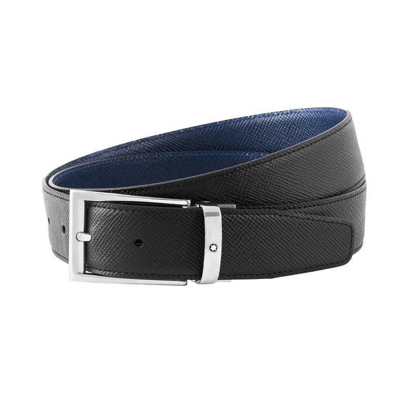 Montblanc Belt 35mm 118438 Saffiano Leather Black