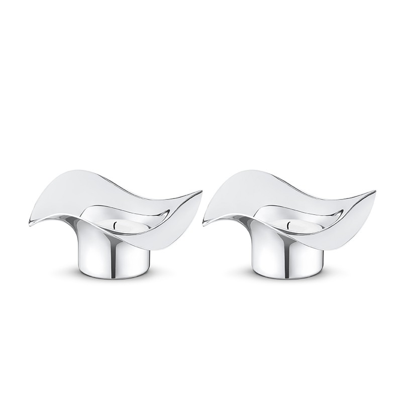 Georg Jensen Living Cobra Tealight Set