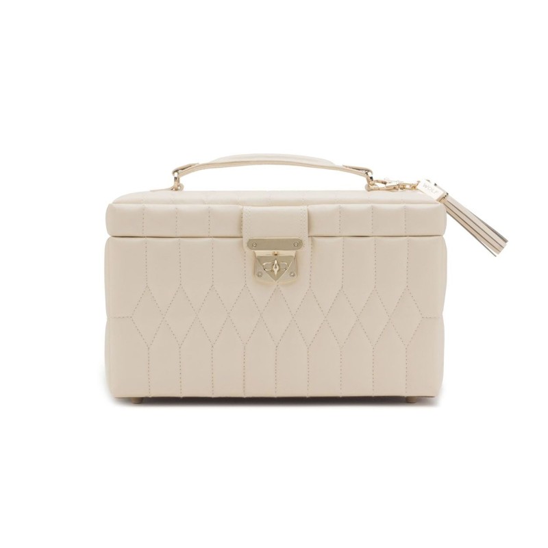 Wolf Caroline Medium Ivory Jewellery Case 329753