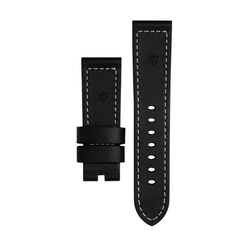 Panerai Black Calf Leather 24/22mm Strap MXE07X27