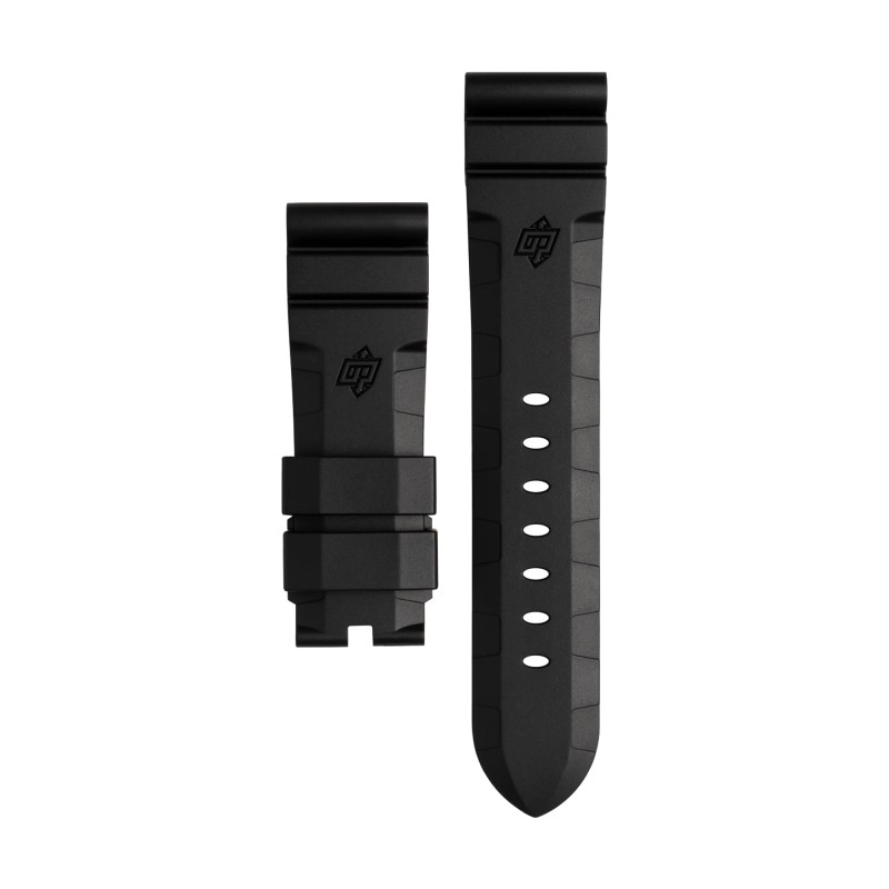 Panerai Black Rubber 24/22mm Strap MXE0L6VS
