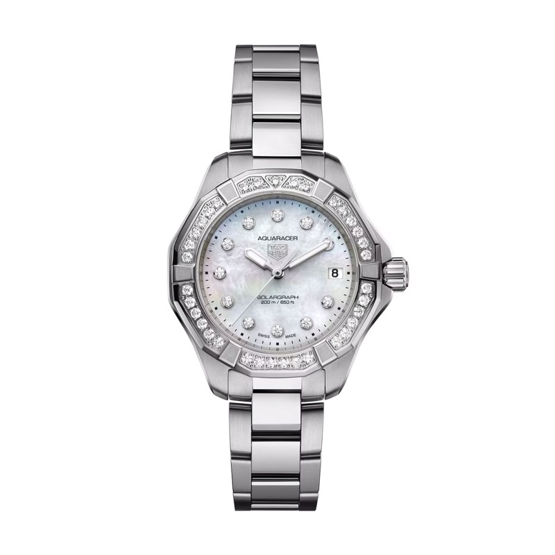 TAG Heuer Aquaracer Professional 200 Solargraph 34mm Ladies Watch WBP1314.BA0005
