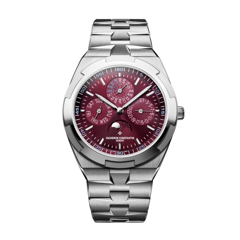 Vacheron Constantin Overseas Perpetual Calendar Ultra Thin White Gold Mens Watch