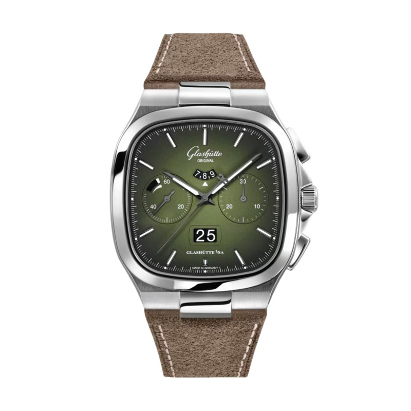 Ex-Display Glashütte Original Seventies Chronograph Panorama Date 40mm Mens Watch 1-37-02-09-02-62