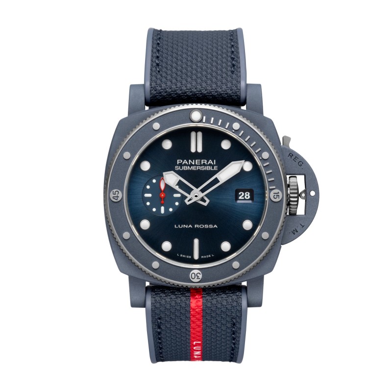 Panerai Submersible Quaranta Quattro Luna Rossa Ti-Ceramitech™ 44mm Men's Watch PAM01466