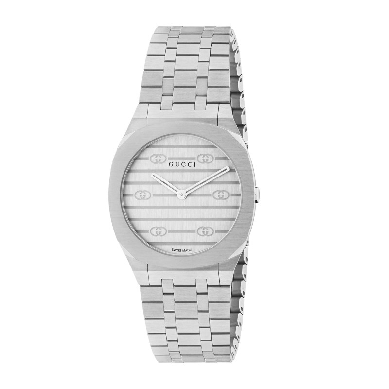 Gucci 25H 30mm Quartz Unisex Watch YA163501