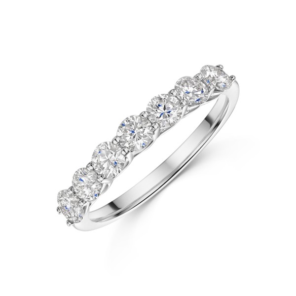18ct White Gold 0.75ct Brilliant Cut Diamond Eternity Ring