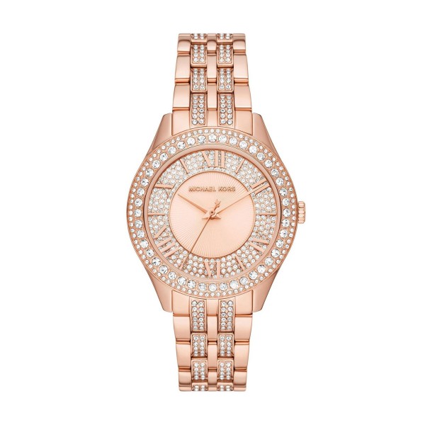 Michael Kors Harlowe Rose Tone Quartz Ladies Watch MK4710