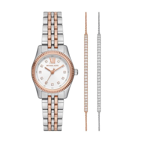 Michael Kors Lexington Lexington Pavé 26mm Watch and Slider Bracelet Gift Set MK4817SET