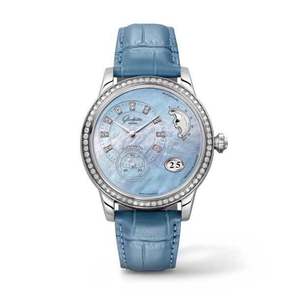 Ex-Display Glashütte Original PanoMatic Luna 39mm Ladies Watch 1-90-12-03-12-02