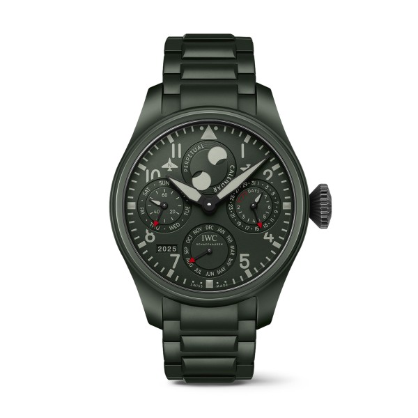 IWC Schaffhausen Big Pilots Watch Perpetual Calendar TOP GUN Woodland 46.5mm Automatic Watch IW503101