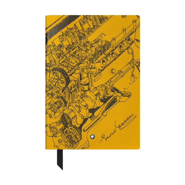Montblanc Great Characters Lined Notebook #146 Enzo Ferrari Giallo Modena MB134717 