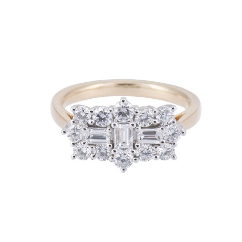18ct-white-gold-7x-0-03ct-round-brilliant-cut-emerald-and-0-18ct-diamond-eternity-ring