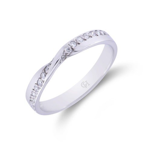 18ct White Gold 0.15ct Diamond Eternity Ring