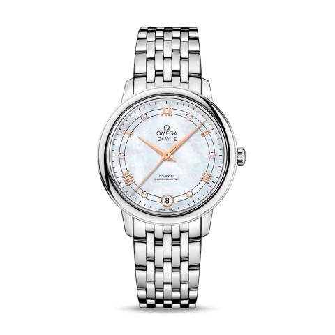 OMEGA De Ville Prestige Co-Axial Chronometer 32.7mm Ladies Watch 424.10.33.20.55.002