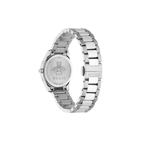 Gucci G-Timeless Stainless Steel Ladies Watch YA126572A Front