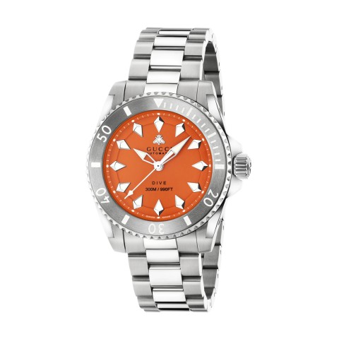 GUCCI Dive 40mm Stainless Steel Automatic Men’s Watch YA136355