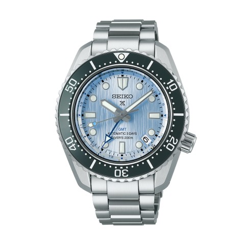 Seiko Prospex Sea ‘Glacier blue’ GMT Mens Watch SPB385J1