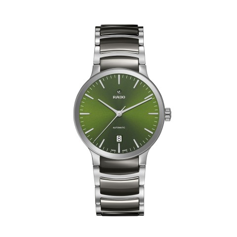 Rado Centrix Automatic Green Dial Mens Watch R30010312 Front