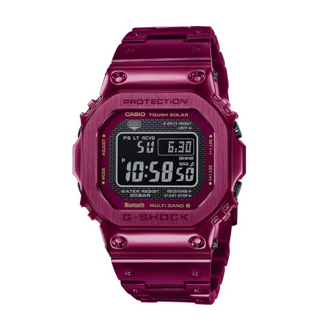 G-Shock Origin Digital Dial Pink Stainless Steel Bracelet Watch