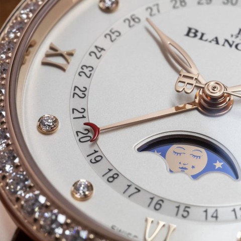Blancpain Villeret Quantieme Phases De Lune Ladies Watch 6126-2987-55B