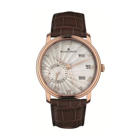 Blancpain Villeret Quantieme Annuel GMT Mens Watch 6670-3642-55B