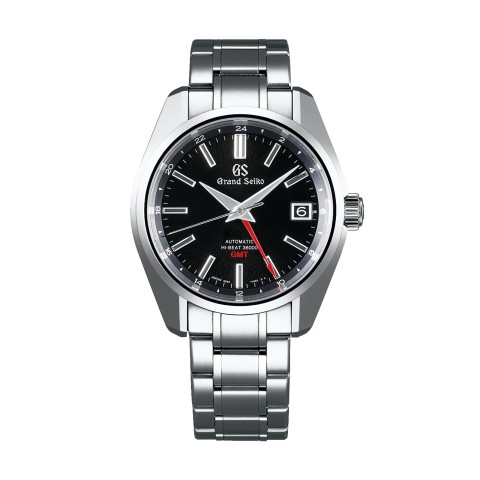 Grand Seiko Heritage Collection Black Dial Mens Watch SBGJ203G Front