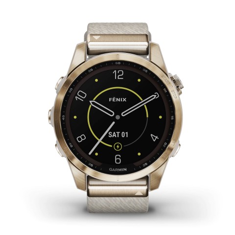 Garmin Fenix 7S Smartwatch 010-02539-39 Cream Gold/ Cream