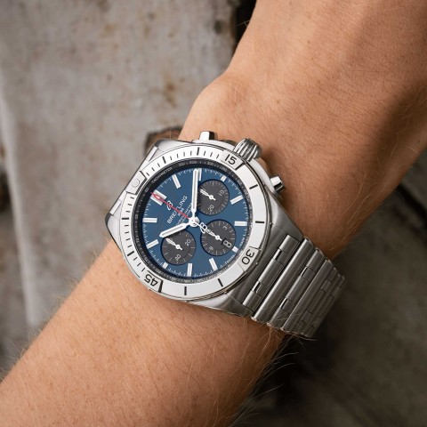 Breitling Chronomat B01 42mm Men's Watch AB0134101C1A1