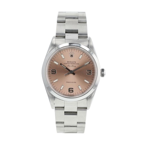 Pre-Owned Rolex Airking Stainless Steel 14000