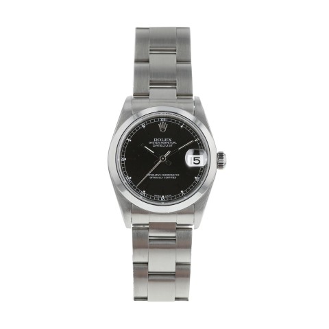 Datejust 31 Black Index Dial Oyster