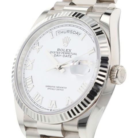 Pre-Owned Rolex Day-Date 128239 (box and papers)